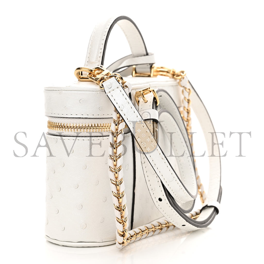 l**is V*t*n ostrich vanity chain pouch m85806 (19*11.5*6.5cm)